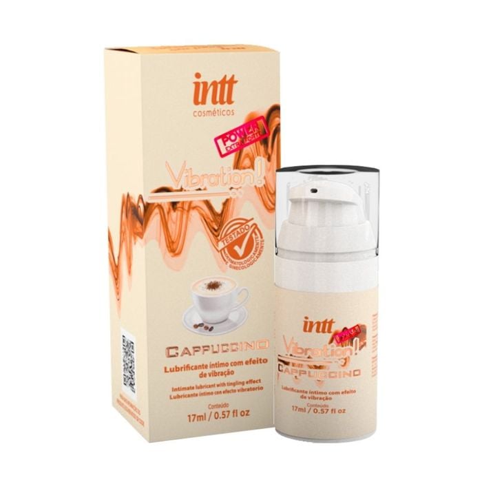 Vibration power cappuccino gel com efeito de vibração, pulsação e aquecimento 17ml