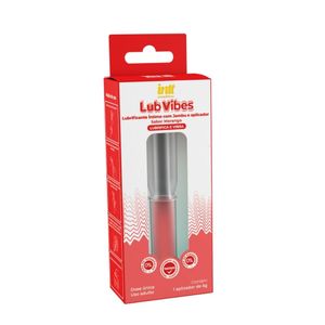 Lub Vibes lubrificante com apliador, efeito de vibração e sabor de morango 5g