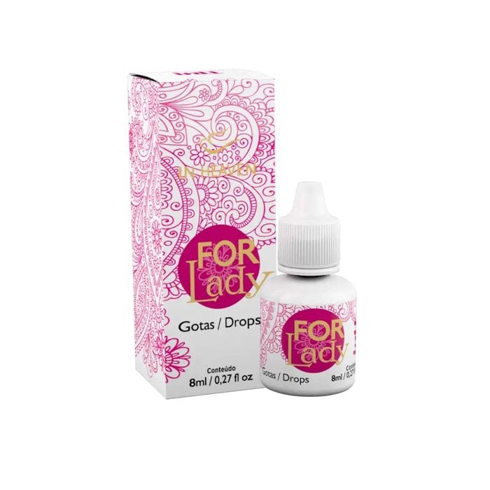 For lady excitante feminino com efeito quente e sabor de frutas vermelhas 8ml 