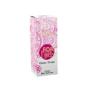 For lady excitante feminino com efeito quente e sabor de frutas vermelhas 8ml 