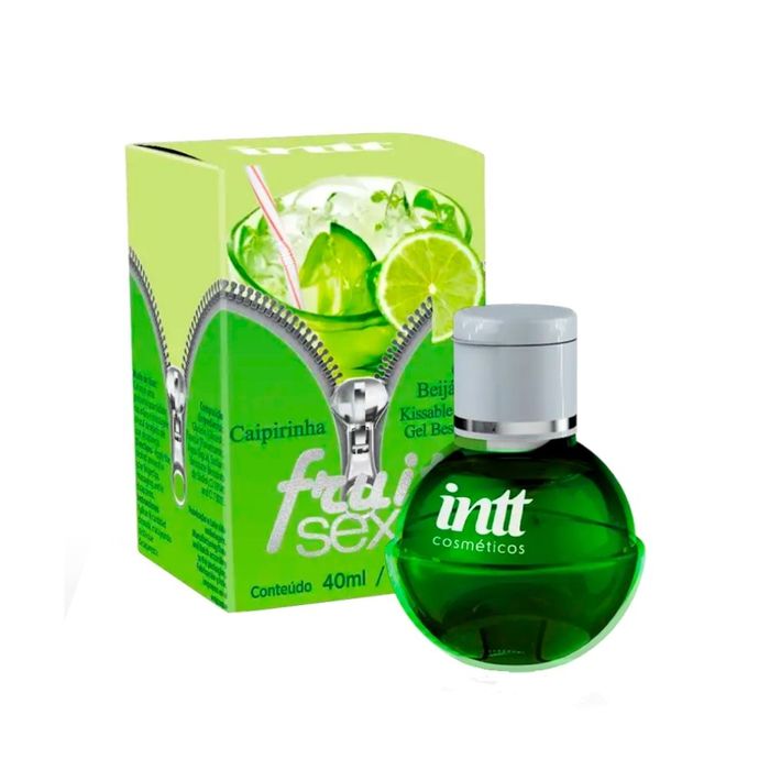 Fruit sexy caipirinha gel beijável com efeito quente 40g