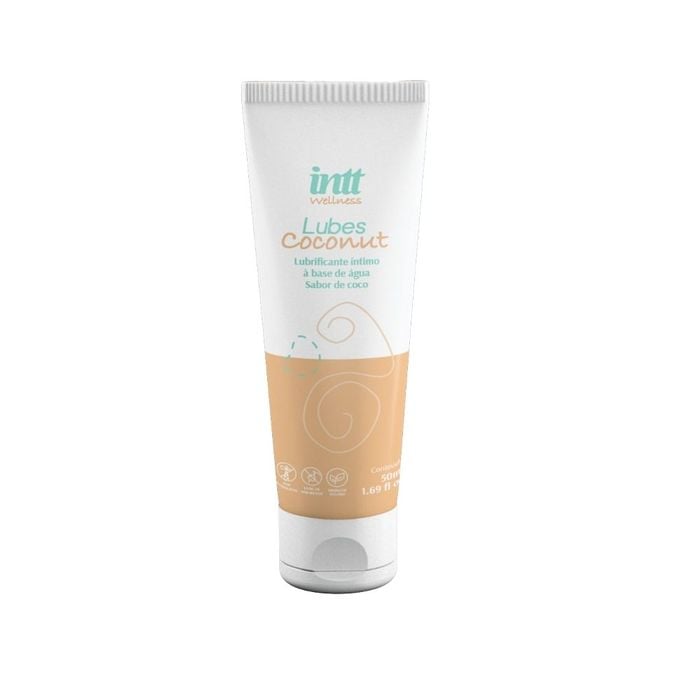 Lubes Coconut lubrificante íntimo intt wellness com aroma de coco 50g