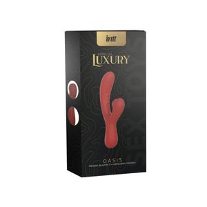 Oasis vibrador clitoriano e vaginal, recarregável vermelho