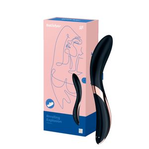 Satisfyer Rrrolling Explosion vibrador de ponto-g Preto