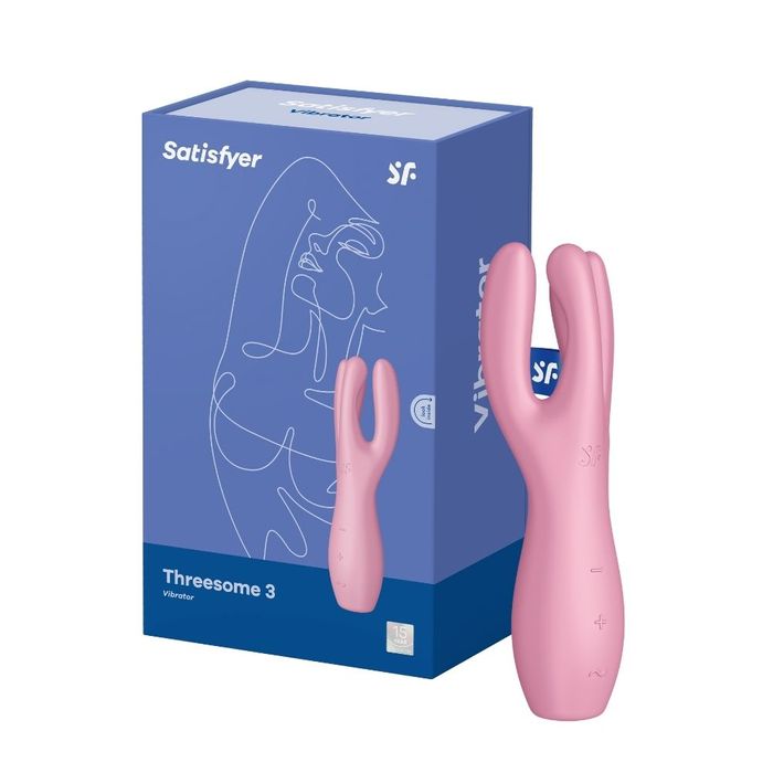 Satisfyer Threesome 3 vibrador multifuncional Pink 