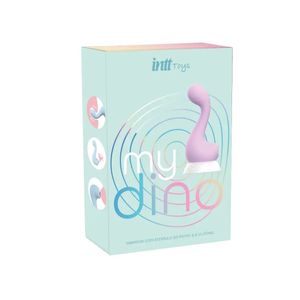 My Dino vibrador com ondas de pressão e estimulo do PontoG azul 