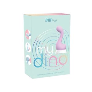 My Dino vibrador com ondas de pressão e estimulo do PontoG rosa