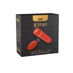 Control me intt luxury vermelho bullet recarregável com 9 intensidades e controle remoto sem fio