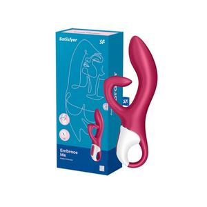 Satisfyer Embrace Me vibrador vaginal e clitoriano vinho