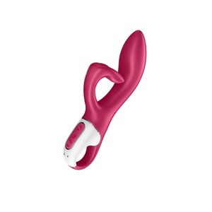 Satisfyer Embrace Me vibrador vaginal e clitoriano vinho