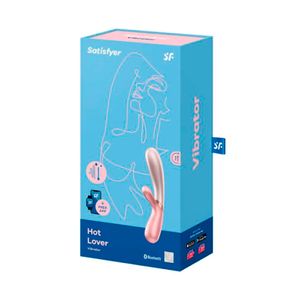 Satisfyer Hot Lover vibrador clitoriano e vaginal com APP Pink