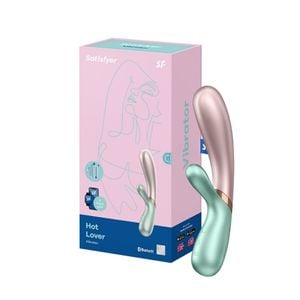 Satisfyer Hot Lover vibrador clitoriano e vaginal com APP Verde