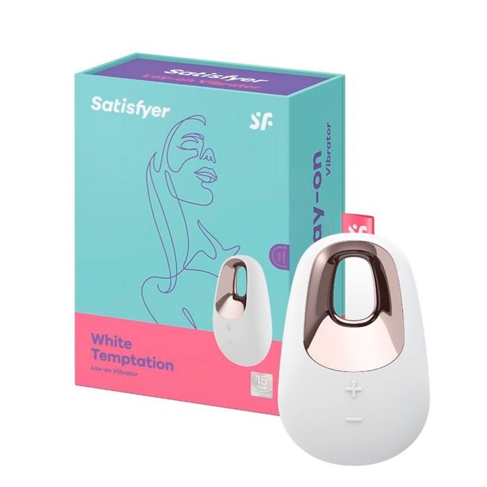 Satisfyer White Temptation massageador e vibrador branco