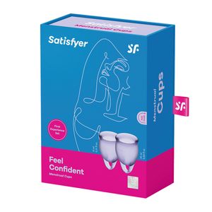 Feel Confident Coletor Menstrual Satisfyer Lilás