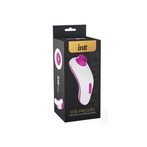 Sob pressão intt roxo vibrador com ondas de pressão para o clitóris 