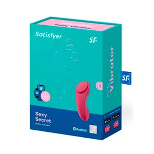 Satisfyer sexy secret vibrador para calcinha com APP vinho