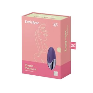 Satisfyer layon 1 purple pleasure vibrador clitoriano com 5 modos de vibração roxo