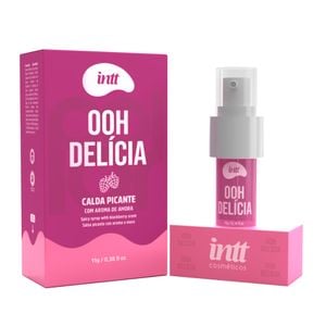 Ooh Delícia calda beijável com aroma de  Amora 11g