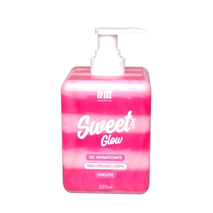 Hidratante para virilha e corpo Sweet Glow Chiclete 
