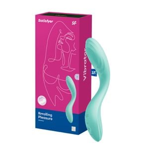 Satisfyer Rrroling Pleasure vibrador de ponto-g Verde