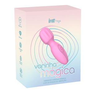 Massageador Intt Wellness Rosa com 10 Modos de Vibração e Toque Aveludado