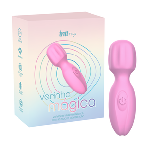 Massageador Intt Wellness Rosa com 10 Modos de Vibração e Toque Aveludado