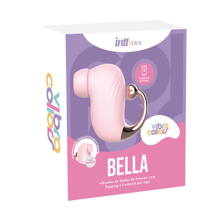 Vibrador com ondas de pressão e controle via aplicativo Bella Rosa INTT Collors