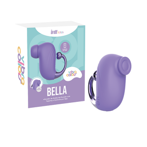Vibrador com ondas de pressão e controle via aplicativo Bella Roxo INTT Collors