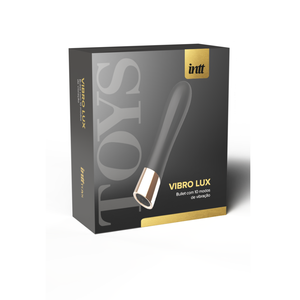 Vibrador Bullet discreto Vibro Lux Preto Intt Toys