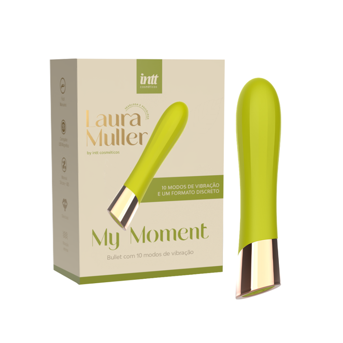 My Moment by Laura Muller, Vibrador Bullet com 10 Modos de Vibração 