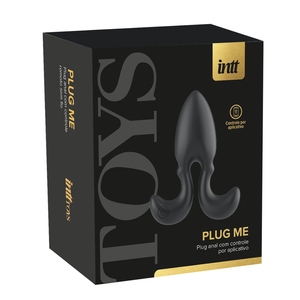 Plug Me Plug Preto anal com controle remoto sem fio