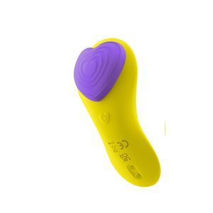 Vibrador Massageador de Calcinha - 9 Vibrações + Controle Remoto - Pleasure Panty - Amarelo
