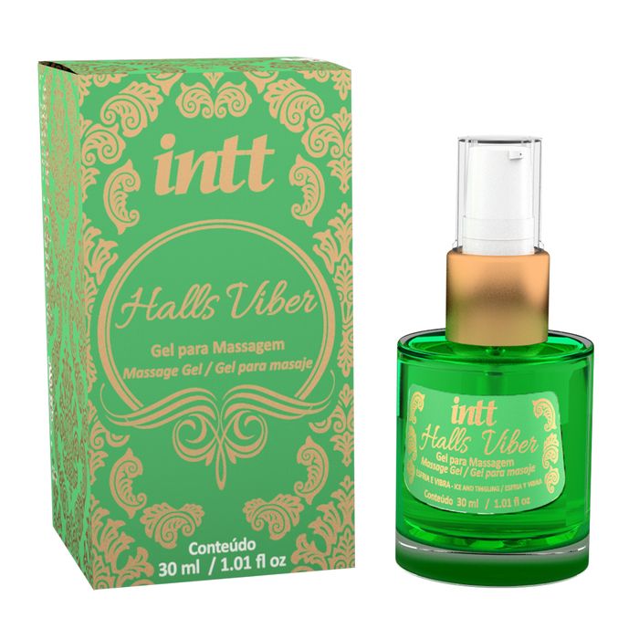 Halls Viber unissex com efeito gelado e levemente vibrante 30ml