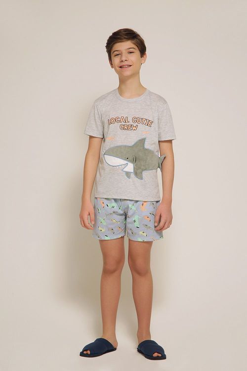 Pijama Infantil Tubarão