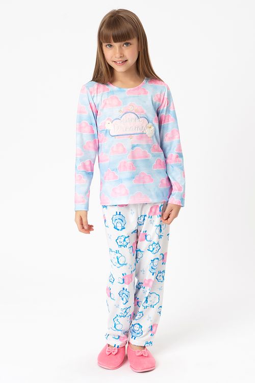 Pijama Infantil Nuvem Ovelha