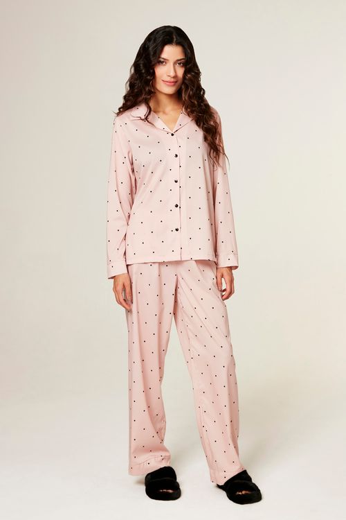 Pijama Aberto Estampado
