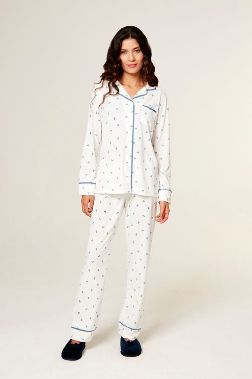 Pijama Aberto Floral