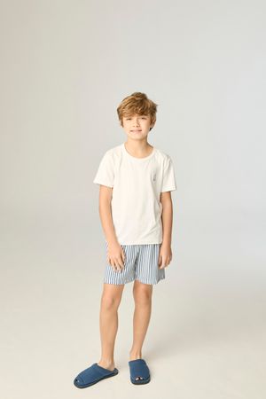 Pijama Infantil Masculino 100% Algodão Família