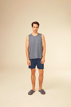 Pijama Masculino Regata Com Short