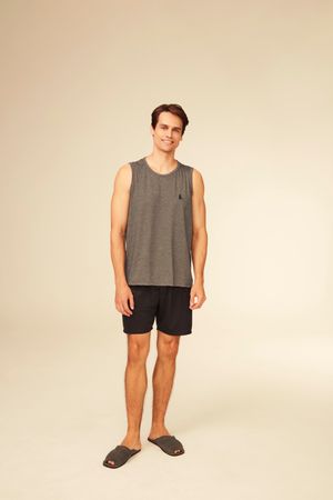 Pijama Masculino Regata Com Short