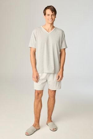 Pijama Masculino Malha Confort Com Short 