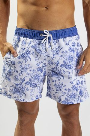 Shorts Roseira Azul
