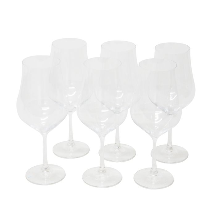 Jogo De Taça Tulipa Bordeaux 550ml 06 Peças