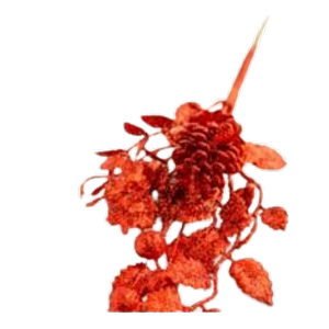 Galho De Gliter Vermelho