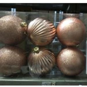 Bola  Glitter Texturizada Listras Rsg 10cm C/6pc 