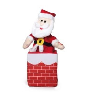 Noel Na Chamine Vermelho (bonecos Animados) 25x15x15cm 