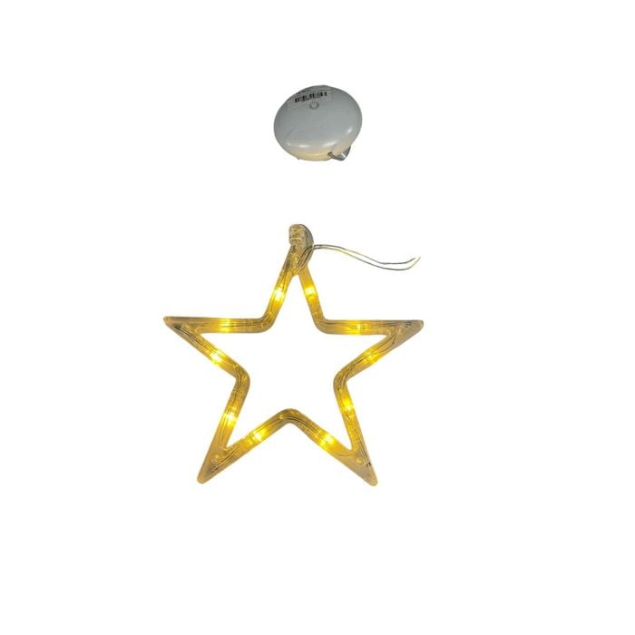 Estrela C/ventosa 10 Leds Fixa Cla 3aaa