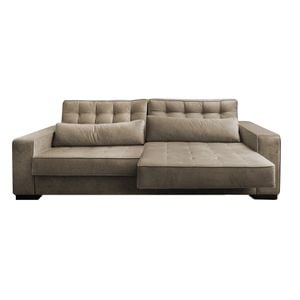 Sofá Genebra Retrátil 3 Lugares  G2 - 2,40x0,90x0,95m  - Sob encomenda