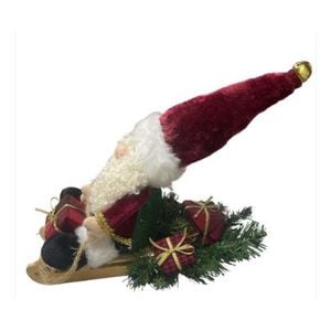 Enfeite Natalino Papai Noel No Trenó