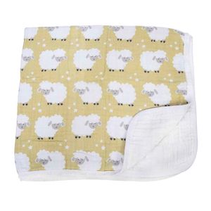 Cobertor de Bebê em Fralda Filhotes Soft Estampado 1,00m x 85cm